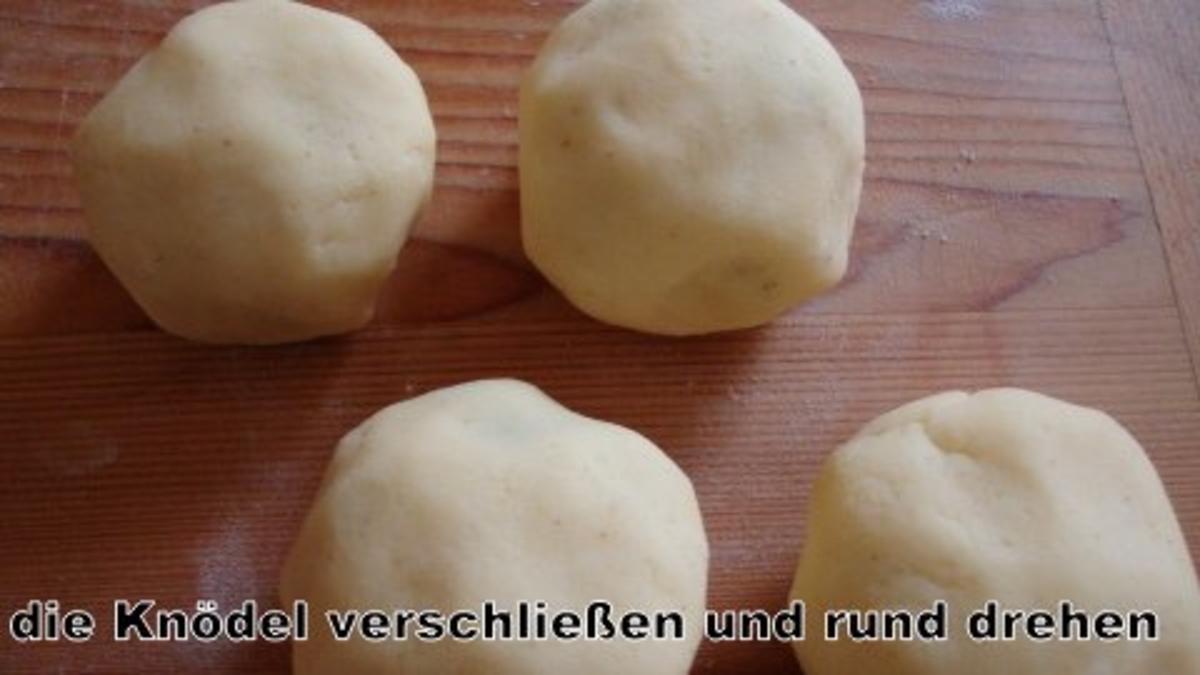 Gefüllte Kartoffelklöse auf Schmortomaten - Rezept - Bild Nr. 10
