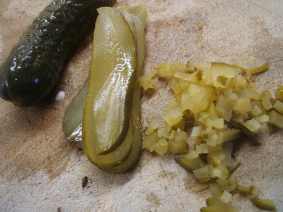 Frischkäse: Gewürzgurken und Oliven - Rezept - Bild Nr. 3