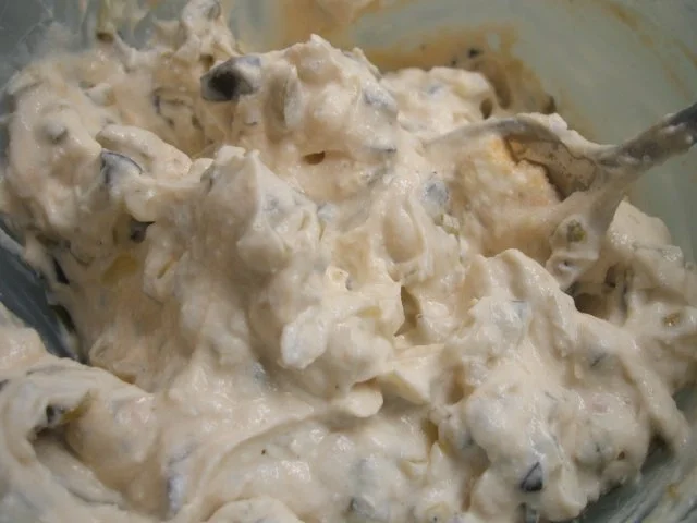 Rezept: Frischkäse: Gewürzgurken und Oliven Bild Nr. 5 Frischkäse: Gewürzgurken und Oliven - Rezept - Bild Nr. 5