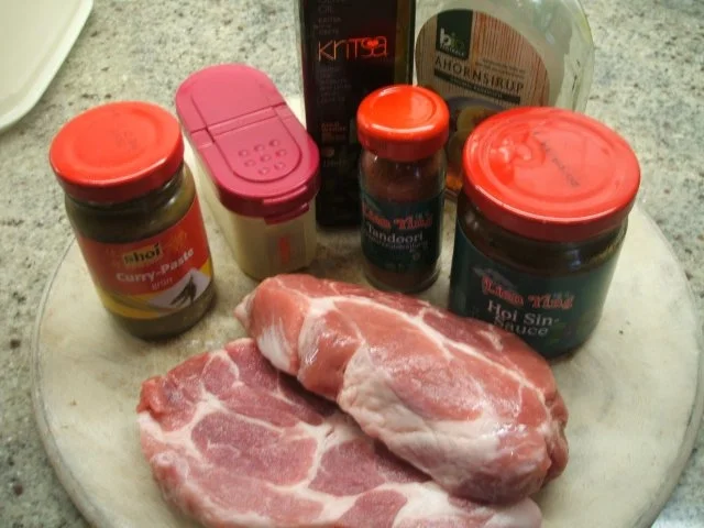 Rezept: Fleisch: Mariniertes Schweinefleisch mit viiiiiiieeeeel Gemüse Bild Nr. 2 Fleisch: Mariniertes Schweinefleisch mit viiiiiiieeeeel Gemüse - Rezept - Bild Nr. 2