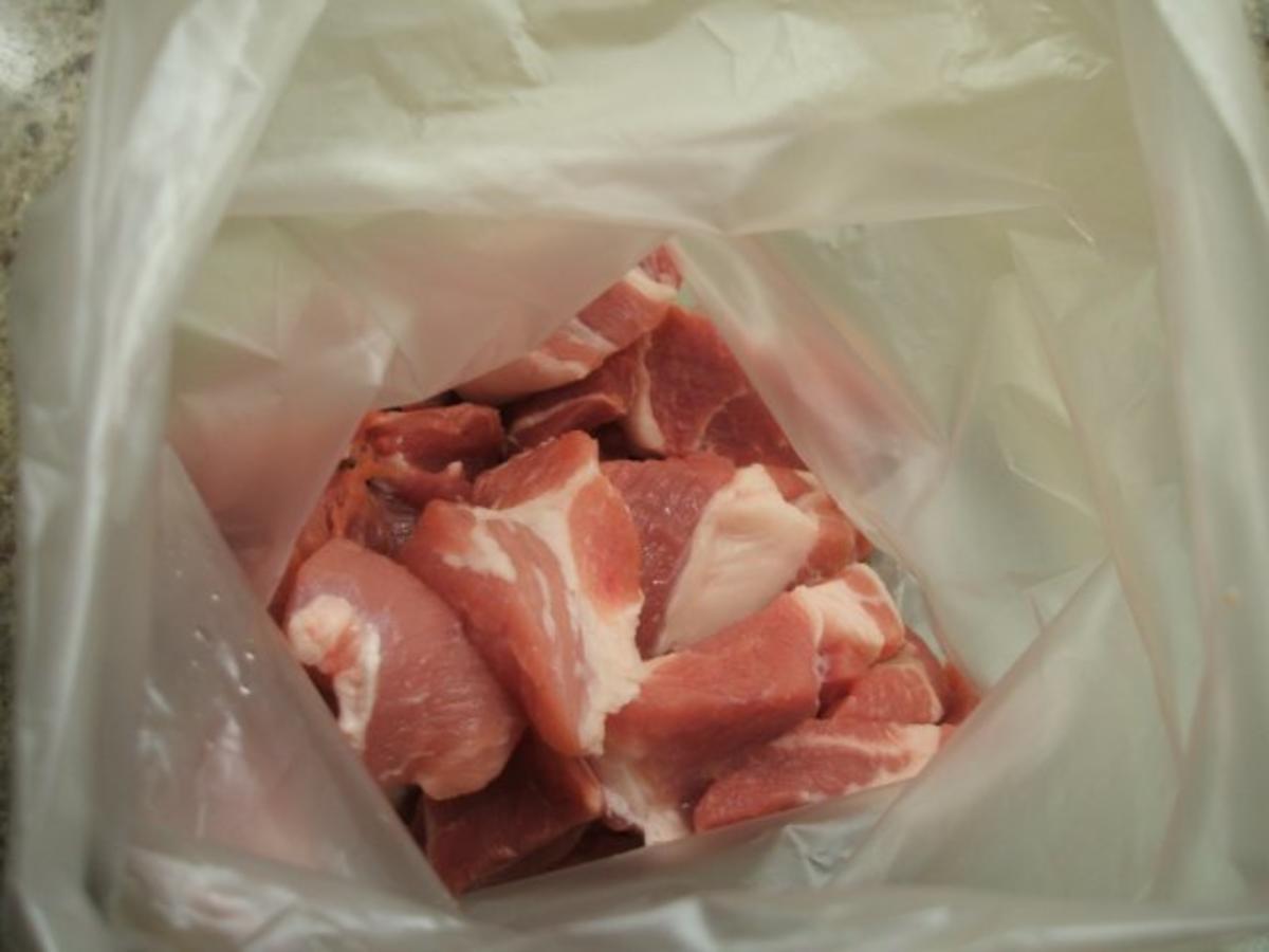 Fleisch: Mariniertes Schweinefleisch mit viiiiiiieeeeel Gemüse - Rezept - Bild Nr. 4
