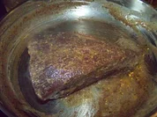 Geschmorter Rinderbraten auf Kürbis-Aprikosen-Chatnay - Rezept