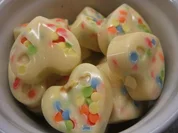 Pralinen: Konfetti-Herzen (15 Stück) - Rezept