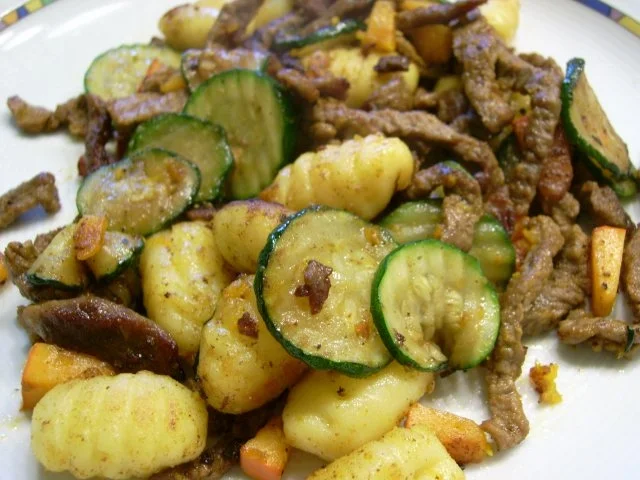 Rindfleisch-Gnocci-Pfanne - Rezept
