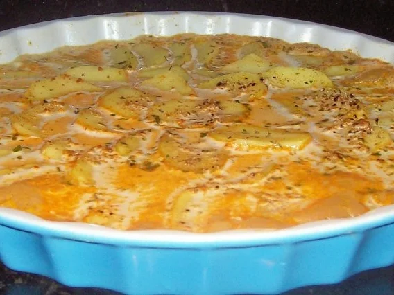 Rezept: Kartoffel-Bananen-Gratin Bild Nr. 5 Kartoffel-Bananen-Gratin - Rezept - Bild Nr. 5