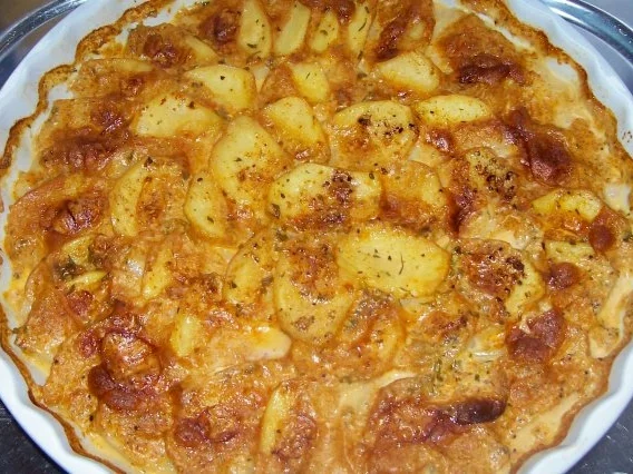 Rezept: Kartoffel-Bananen-Gratin Bild Nr. 6 Kartoffel-Bananen-Gratin - Rezept - Bild Nr. 6