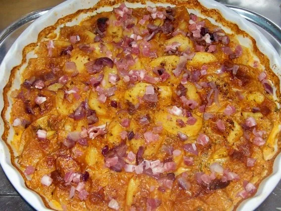 Rezept: Kartoffel-Bananen-Gratin Bild Nr. 7 Kartoffel-Bananen-Gratin - Rezept - Bild Nr. 7