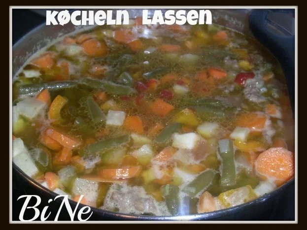 BiNe` S GEMUESE - HACK - GRAUPENSUPPE - Rezept - Bild Nr. 4