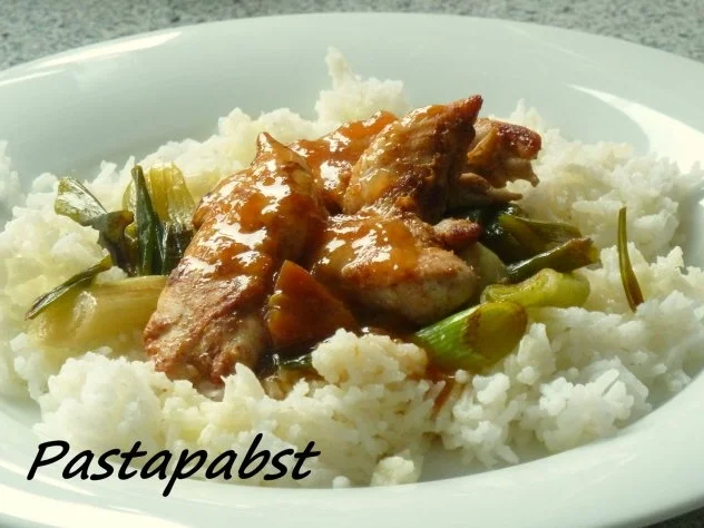 Orangenhuhn süss-sauer - Rezept - Bild Nr. 4