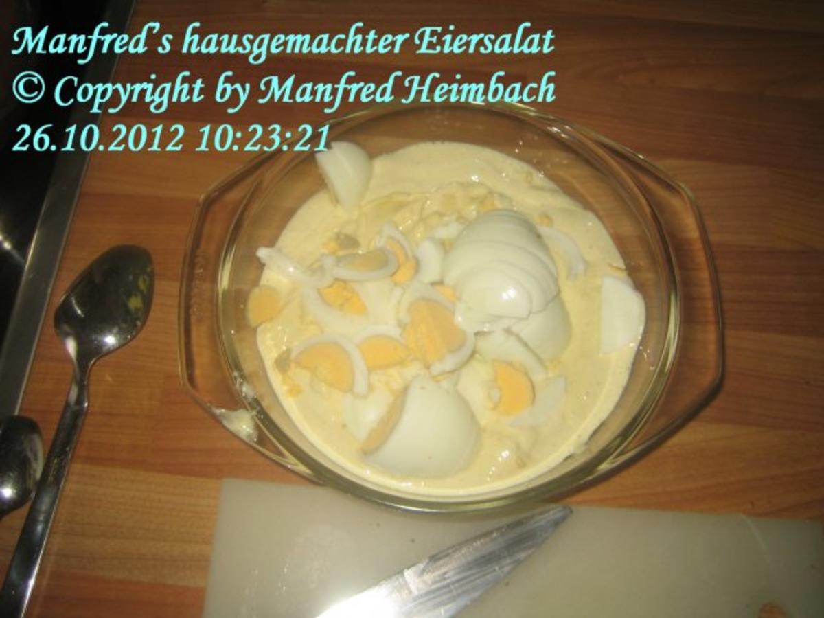 Salatiges – Manfred’s hausgemachter Eiersalat - Rezept - Bild Nr. 2