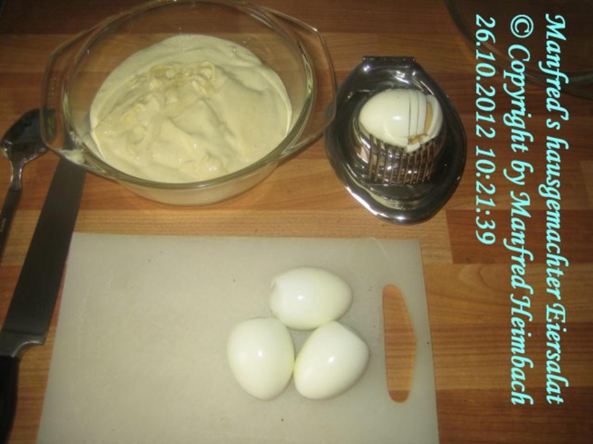 Salatiges – Manfred’s hausgemachter Eiersalat - Rezept - Bild Nr. 3