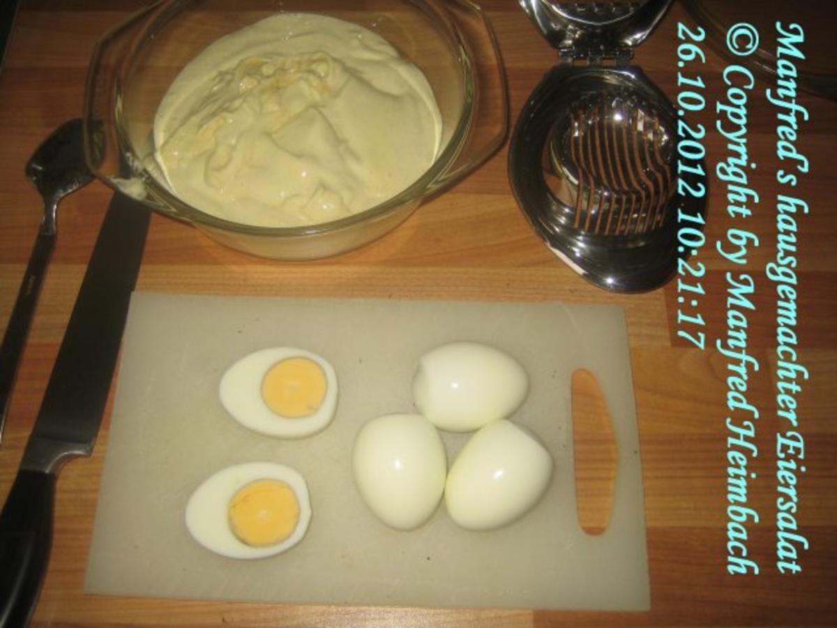 Salatiges – Manfred’s hausgemachter Eiersalat - Rezept - Bild Nr. 4