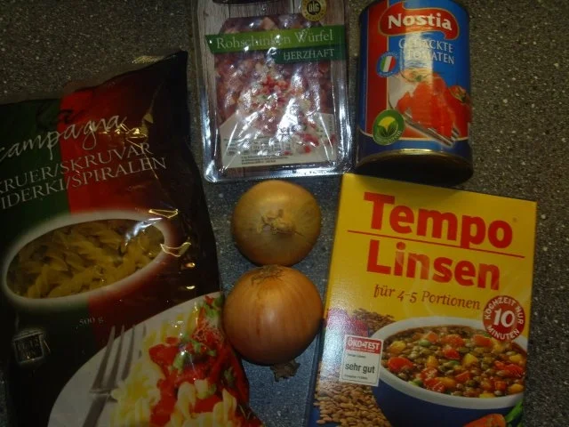 Rezept: Nudeln mit scharfe Linsen Bild Nr. 2 Nudeln mit scharfe Linsen - Rezept - Bild Nr. 2