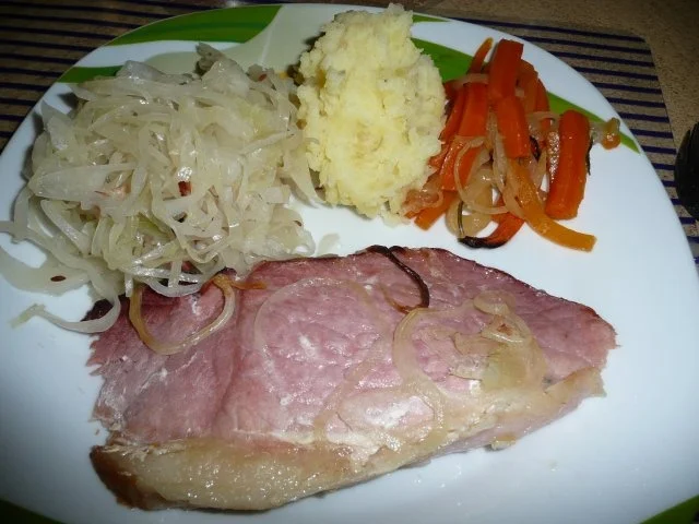 Prager-Schinken & Sauerkraut & Püree - Rezept - Bild Nr. 5