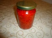 Serbisch eingelegte Paprika und Tomaten - Pindjur - Rezept