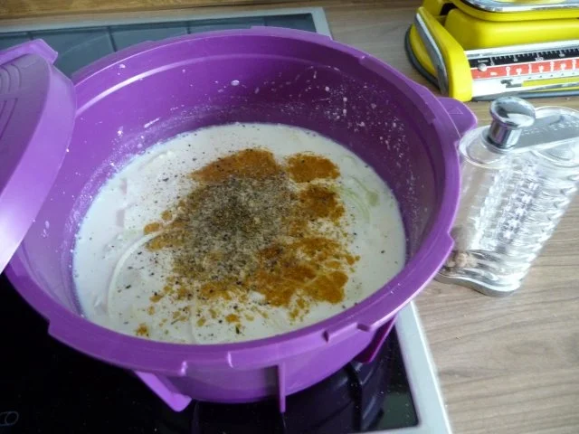 Fleischlos : Kartoffel - Möhrengratin mit Roter Bete - Salat - Rezept - Bild Nr. 3