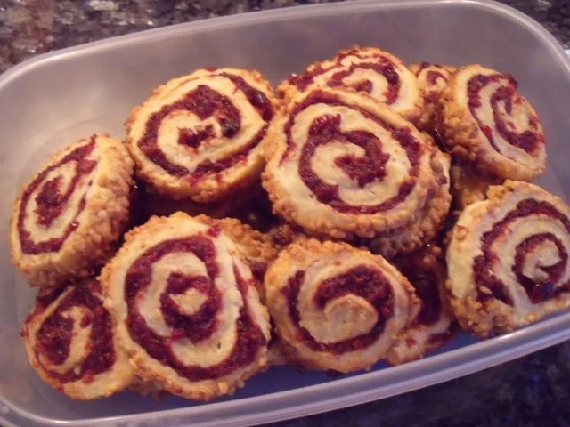Weihnachtsplätzchen: Cranberry-Schnecken - Rezept