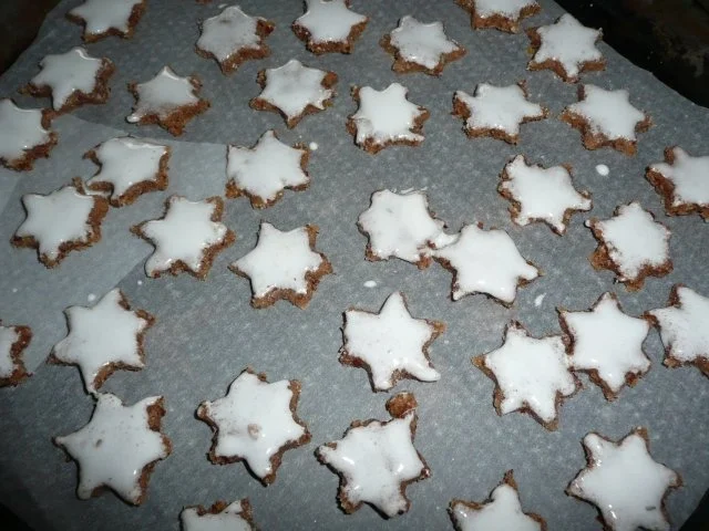 Weihnachtsgebäck : Zimtsterne (neu) ca 60 Stück - Rezept - Bild Nr. 3