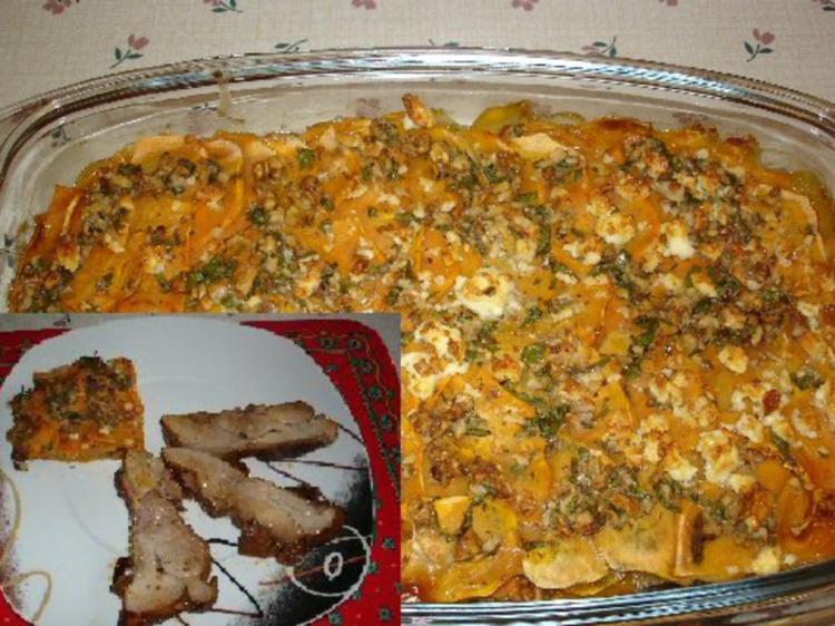 Süßkartoffel-Walnuss-Gratin - Rezept mit Bild - kochbar.de