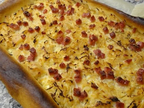 Sauerkraut-Kuchen - Rezept