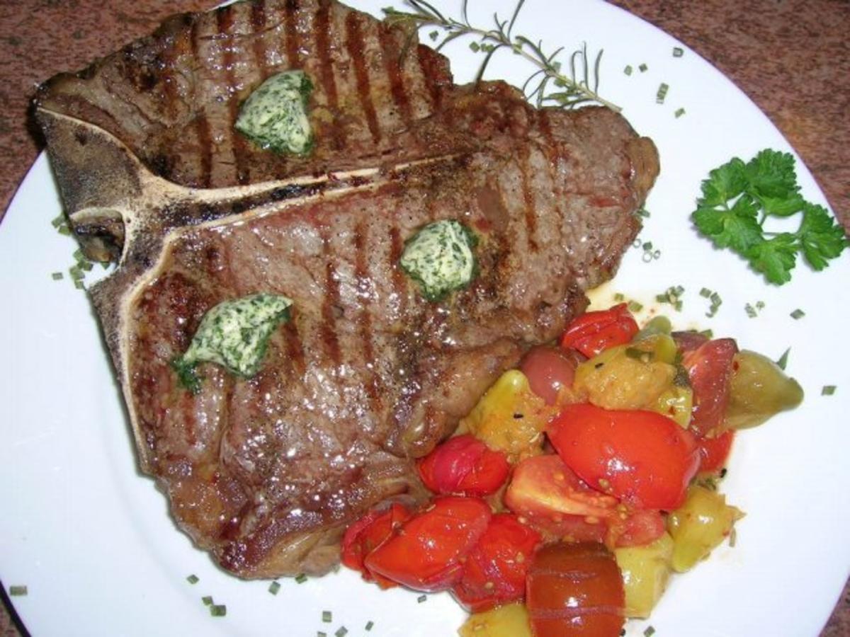 T-Bone Steak mit Tomatenragout - Rezept - Bild Nr. 2