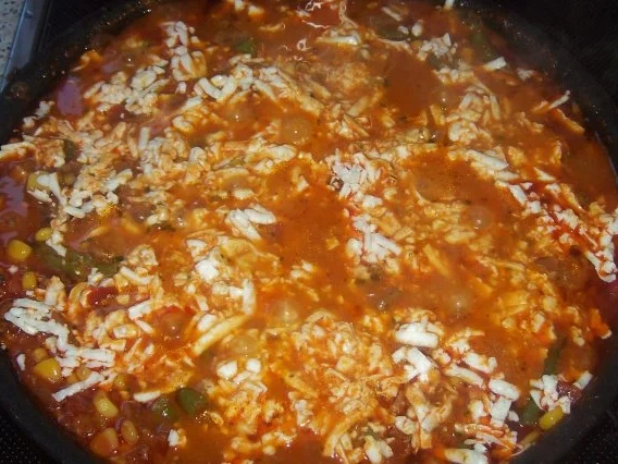 Würzige Ruck-Zuck-Pfanne mit Hack, Feta und Bohnen - Rezept - Bild Nr. 9