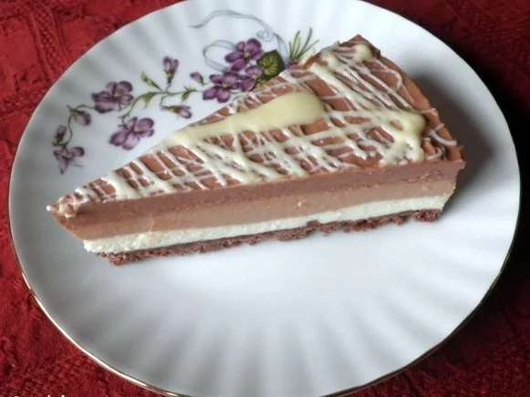 Schokoladen - Käsesahne - Torte "Tricolor" ... - Rezept - Bild Nr. 21