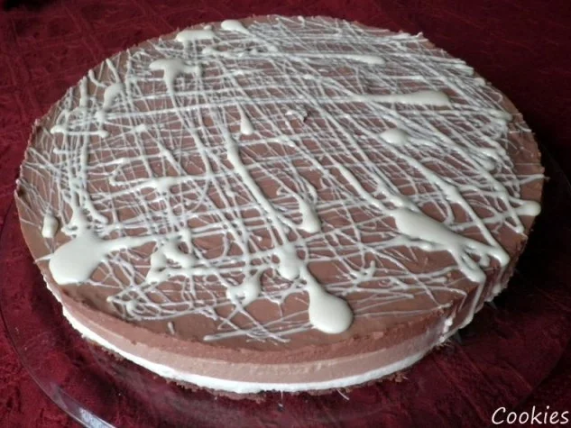 Schokoladen - Käsesahne - Torte "Tricolor" ... - Rezept - Bild Nr. 3