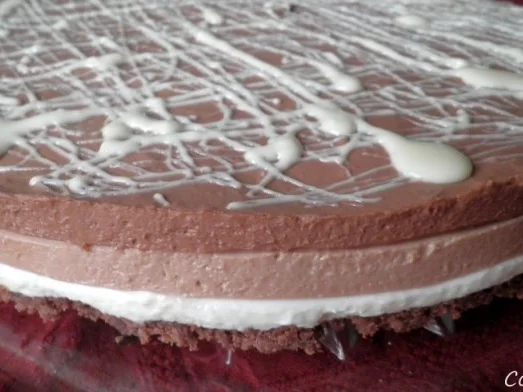 Schokoladen - Käsesahne - Torte "Tricolor" ... - Rezept - Bild Nr. 20