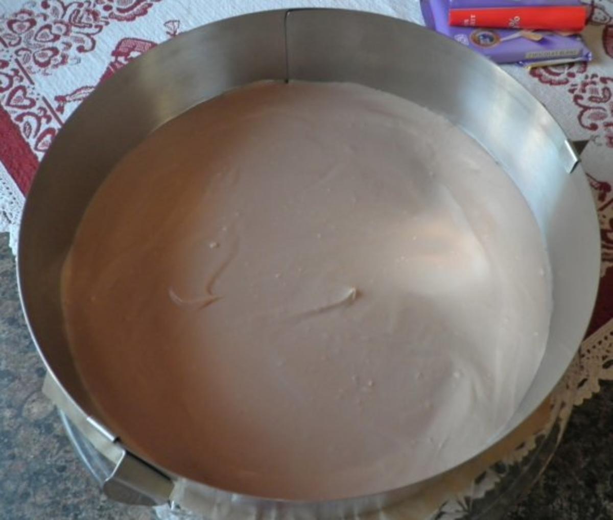 Schokoladen - Käsesahne - Torte "Tricolor" ... - Rezept - Bild Nr. 15