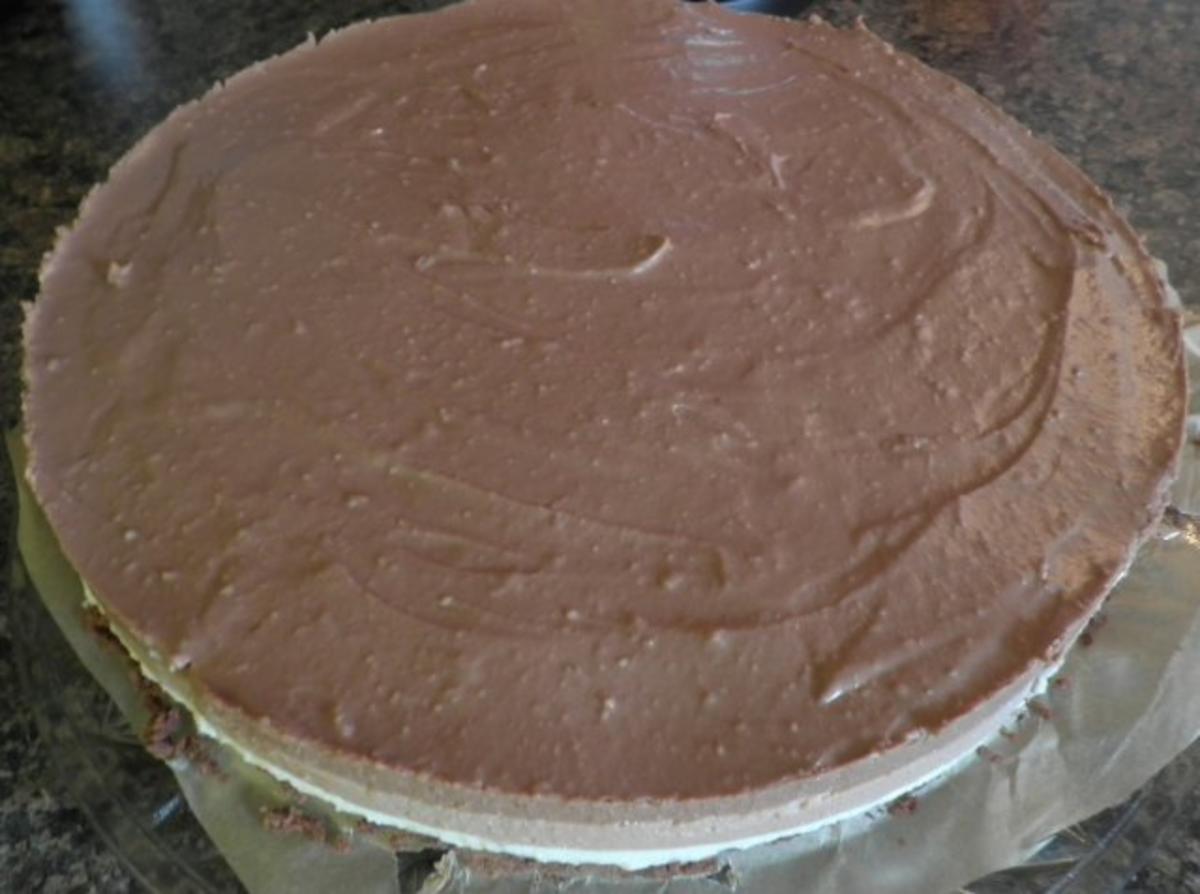 Schokoladen - Käsesahne - Torte "Tricolor" ... - Rezept - Bild Nr. 18