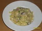 Rezept: Bandnudeln mit gemischtem Pilze-Sahnesößchen Bandnudeln mit gemischtem Pilze-Sahnesößchen - Rezept