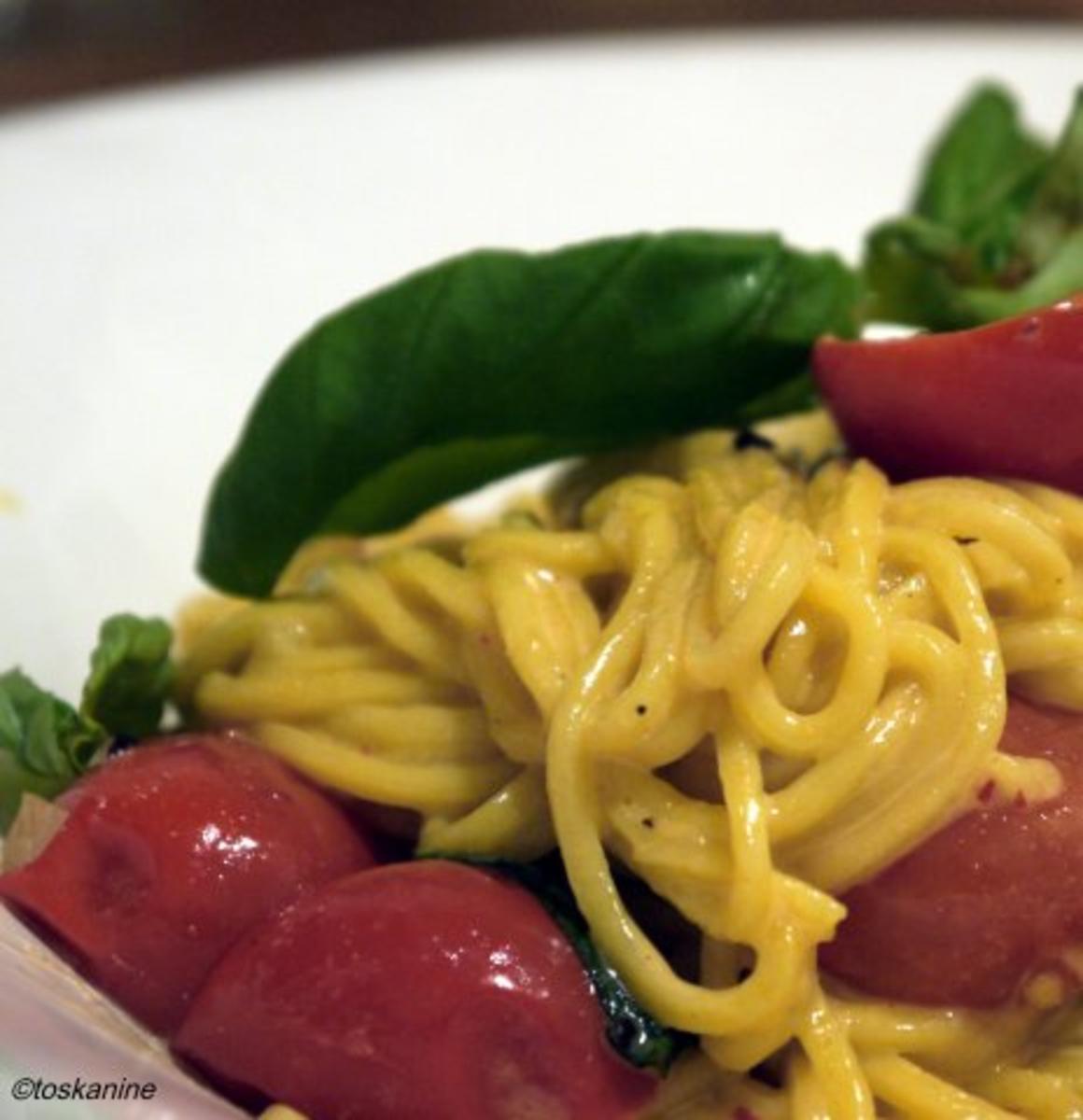 Spaghetti mit karamellisierter Tomatensauce - Rezept - Bild Nr. 13