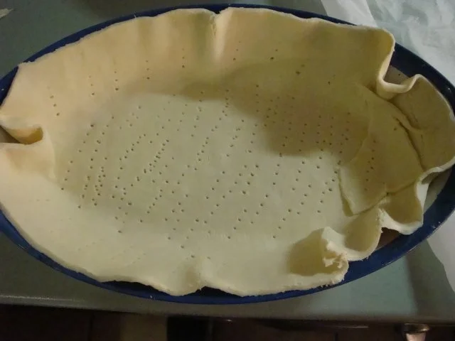 Rezept: Quiche mit Garnelen, Ziegenkäse und Spinat Bild Nr. 10 Quiche mit Garnelen, Ziegenkäse und Spinat - Rezept - Bild Nr. 10