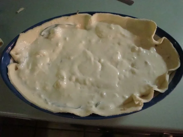 Rezept: Quiche mit Garnelen, Ziegenkäse und Spinat Bild Nr. 14 Quiche mit Garnelen, Ziegenkäse und Spinat - Rezept - Bild Nr. 14