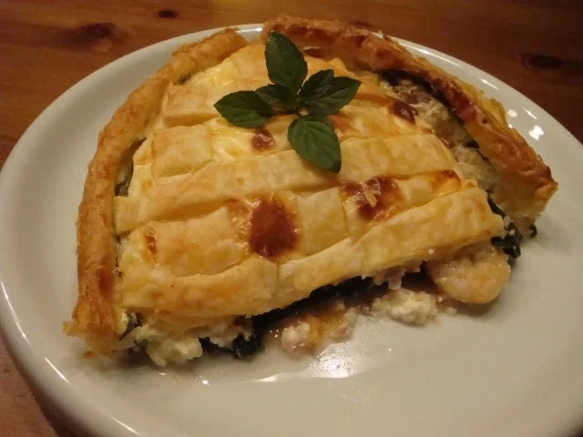 Rezept: Quiche mit Garnelen, Ziegenkäse und Spinat Bild Nr. 16 Quiche mit Garnelen, Ziegenkäse und Spinat - Rezept - Bild Nr. 16