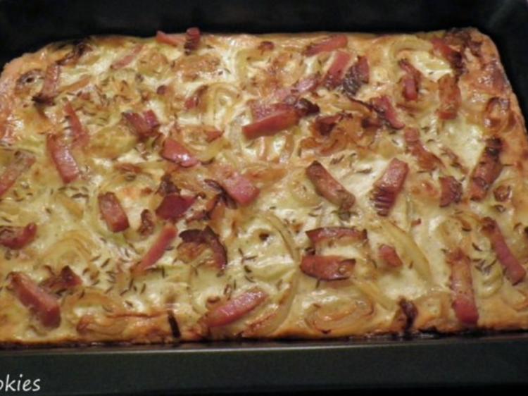 Zwiebelkuchen für Zwei - schnell & einfach - von Cookies Zwiebelkuchen für Zwei - schnell & einfach - von Cookies