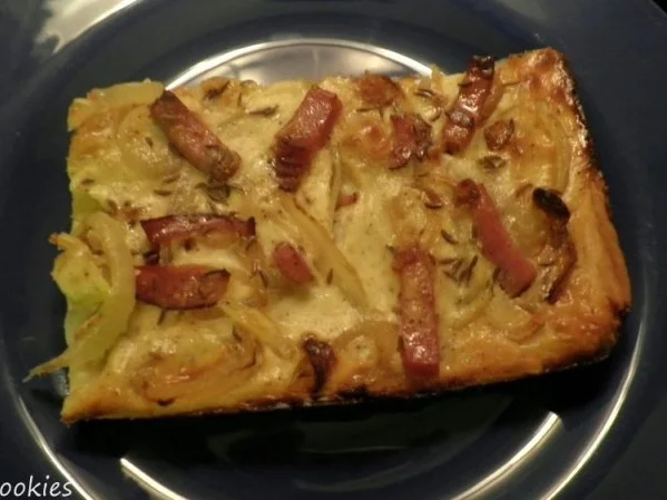 Rezept: Zwiebelkuchen für Zwei ... Bild Nr. 2 Zwiebelkuchen für Zwei ... - Rezept - Bild Nr. 2