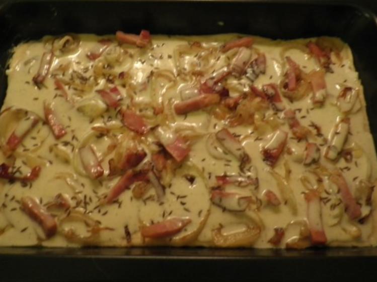 Zwiebelkuchen für Zwei - schnell & einfach - von Cookies Zwiebelkuchen für Zwei - schnell & einfach - von Cookies