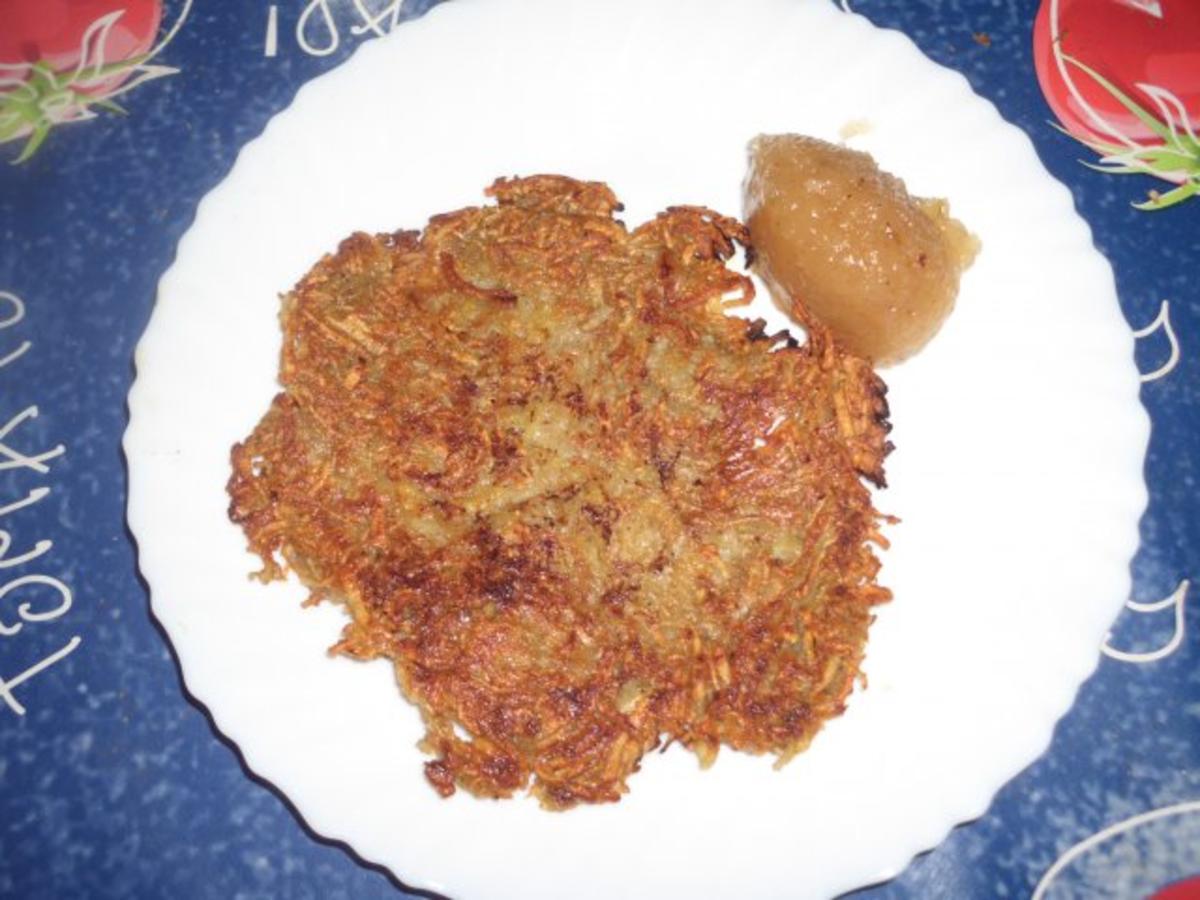 Bilder für Topinamburpuffer mit Topinambur (Erdartischocke) und Kartoffeln Rezept