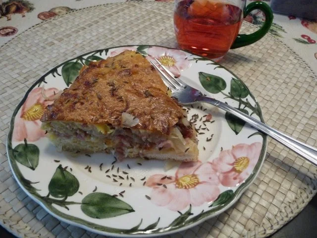 Rezept: Zwiebelkuchen OHNE Sahne Bild Nr. 13 Zwiebelkuchen OHNE Sahne - Rezept - Bild Nr. 13