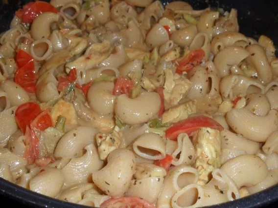 Rezept: Austernpilze ♫ mit Hähnchenfilet & Pasta ♫ Bild Nr. 9 Austernpilze ♫ mit Hähnchenfilet & Pasta ♫ - Rezept - Bild Nr. 9