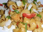 Austernpilze ♫ mit Hähnchenfilet & Pasta ♫ - Rezept