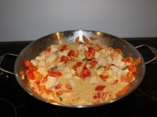 Hühnchen in rotem Thai Curry - Rezept - Bild Nr. 2