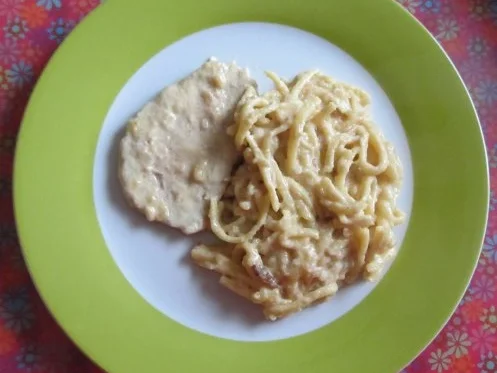 Zwiebel-Sahne-Schnitzel oder Schnitzeltopf - Rezept - Bild Nr. 4