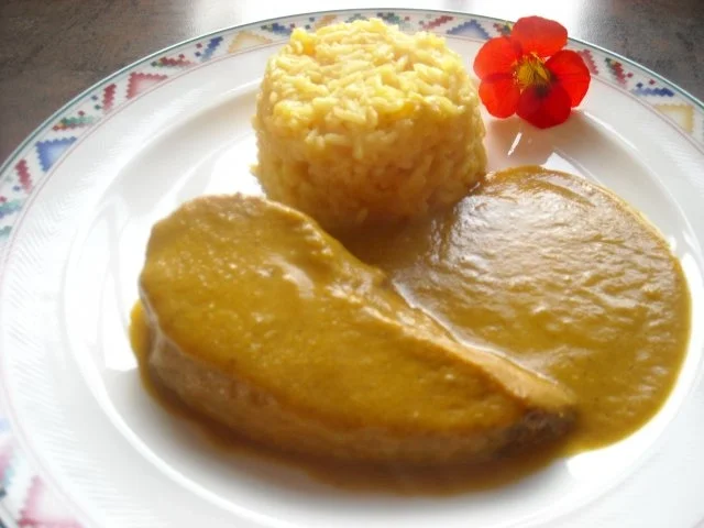 Rezept: Putenbrust mit Karotten-Quitten-Sauce Bild Nr. 2 Putenbrust mit Karotten-Quitten-Sauce - Rezept - Bild Nr. 2