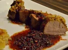 Schweinefilet unter der Aprikosenkernkruste - Rezept