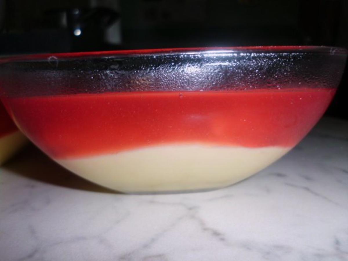 Vanille-Nusscreme mit rotem Tortenguß - Rezept - Bild Nr. 19