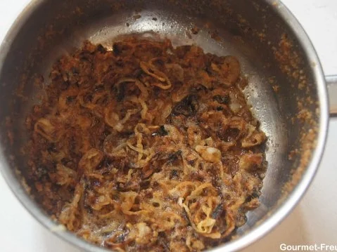 Rezept: Höllischer Himmel und Erde deluxe an gebratener Blutwurst Bild Nr. 4 Höllischer Himmel und Erde deluxe an gebratener Blutwurst - Rezept - Bild Nr. 4