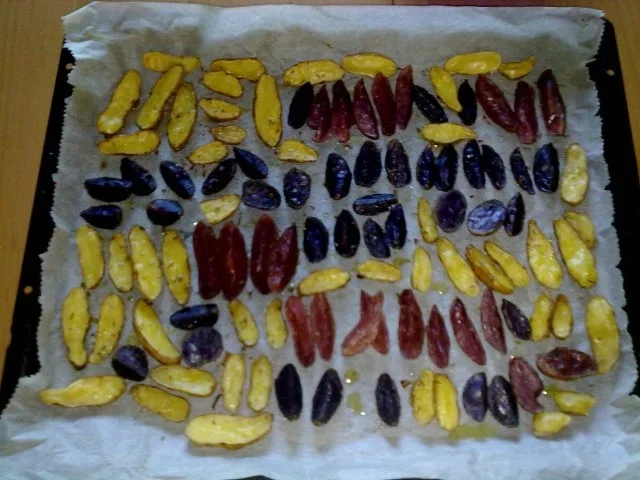 Rezept: Bunte Blechkartoffeln Bild Nr. 3 Bunte Blechkartoffeln - Rezept - Bild Nr. 3